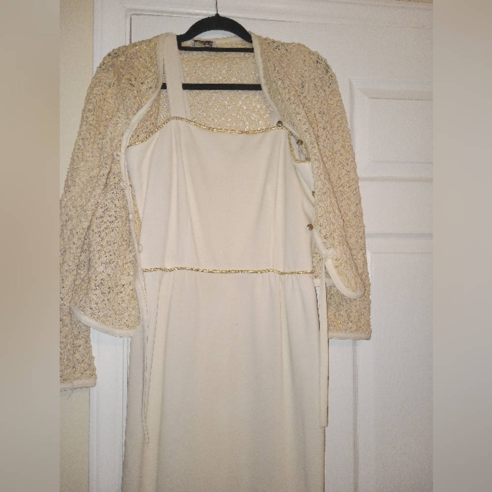 Joseph Ribkoff Cream Textured Blazer - Picture 3 of 4
